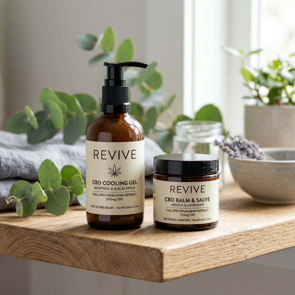Topical CBD cream and relief balms Edmond